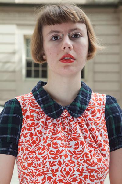 罗德岛设计学院街拍 荧光热假发癖纯色控