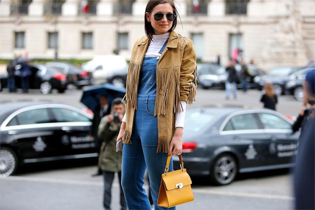 风度温度兼具 多样风格玩转巴黎街头_时尚_腾