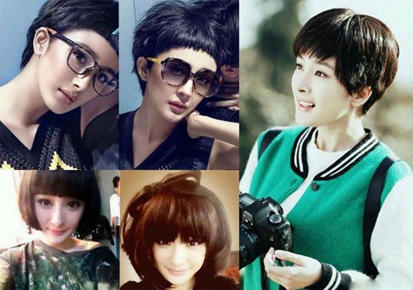 <em>杨幂LOB发型</em>现身发布会 这次的短发是真的_时