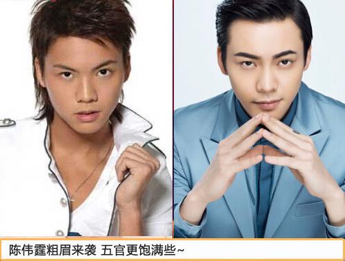 秀场男人留起小新眉张翰李易峰引领粗眉潮流