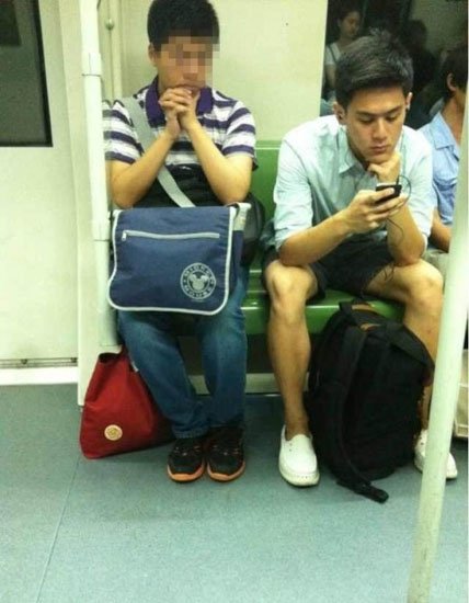 帅哥统统在民间 最帅地铁司机走红