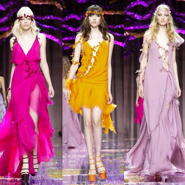 Versace 2015秋冬高级定制 性感浪漫花之神