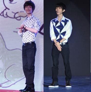海拔不够衣服凑 比郭敬明高却不比他会穿