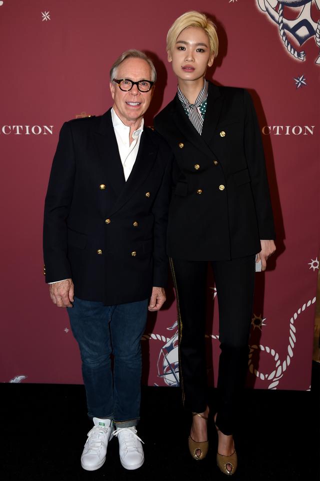 贾静雯、康倩雯和张皓然身着Tommy Hilfiger服饰亮相纽约时装周