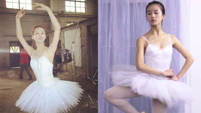 并且6岁就开始学芭蕾的刘诗诗仪态在女明星里绝对是数一数二的