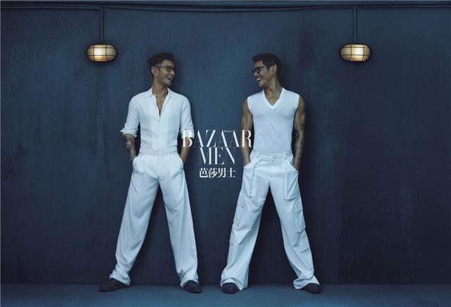 黄晓明X向佐儿童节秀肌肉 化身荷尔蒙精灵兄弟