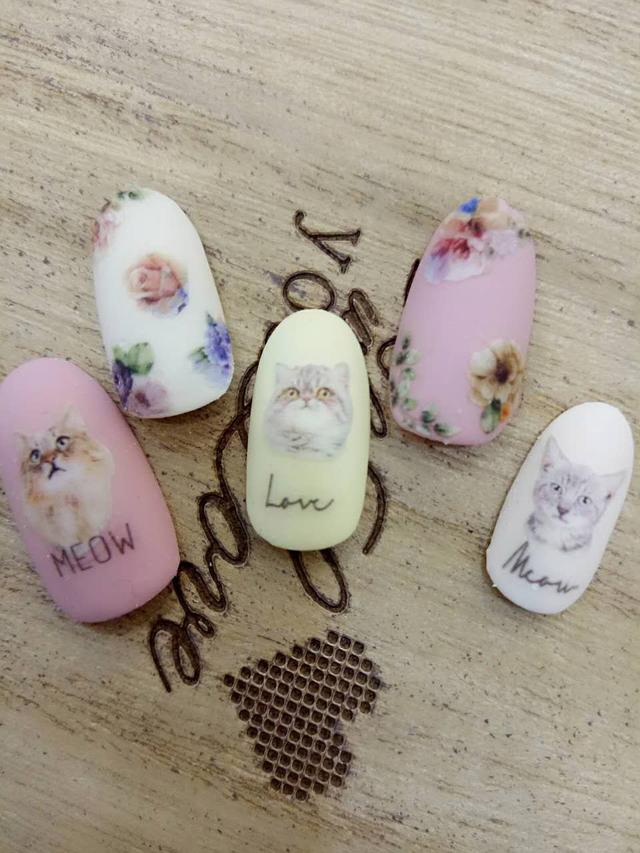 情人节 心 美甲,男神!给你我的小心心!