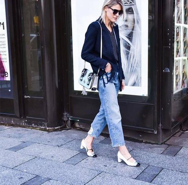 一个不留神 今年粗跟鞋都美成这样了