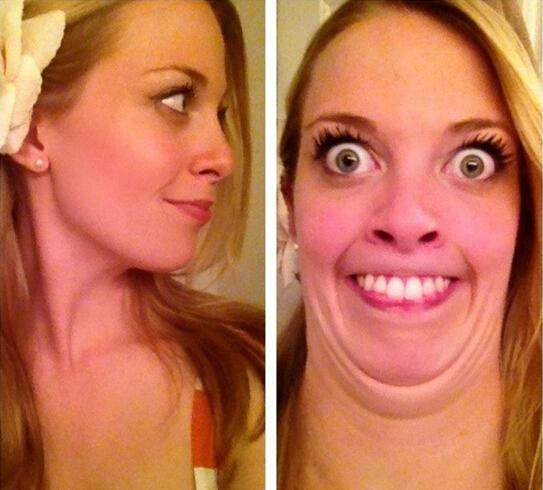 <em>美女</em>一秒<em>变丑八怪</em> 这样自黑真的好吗?!_时尚_