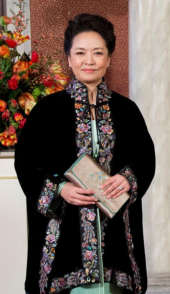 习近平携彭麻麻访美 青花情侣装大秀中国风