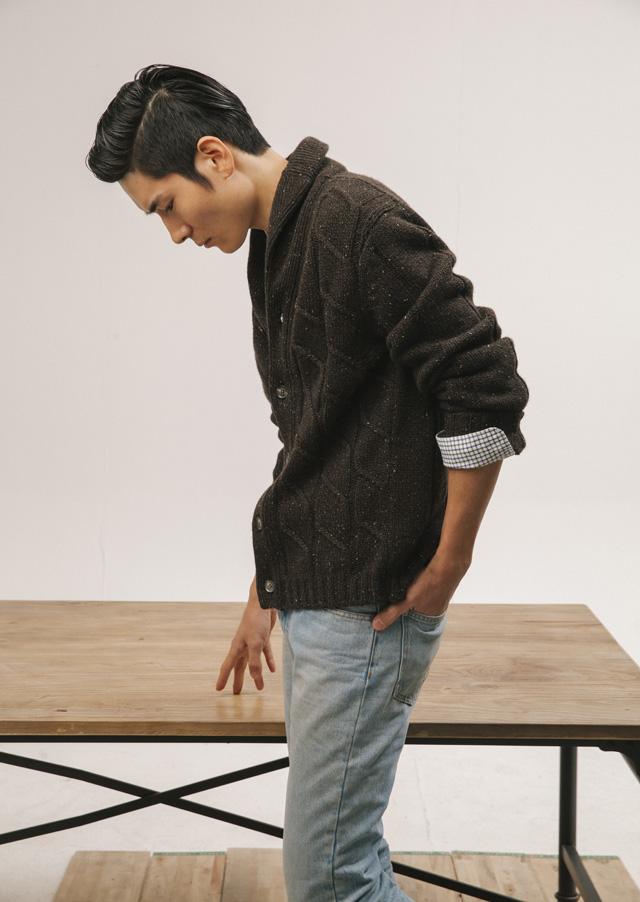 大热的暖男装备 <em>衬衫加</em>毛衣的8种穿法_时尚_腾