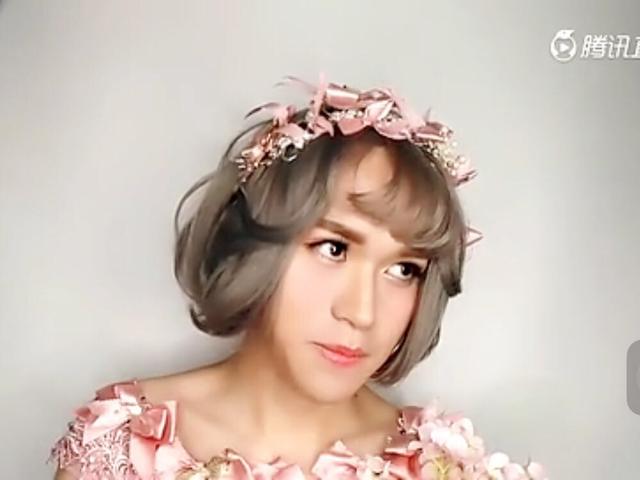 天啦噜!男生化妆后秒变“天仙”,美到没天理