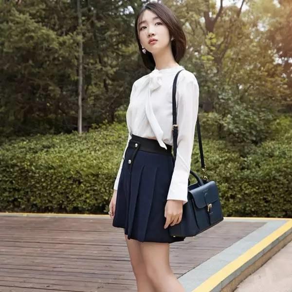 章泽天身高160cm,ins搭配美成仙女,小个子女生