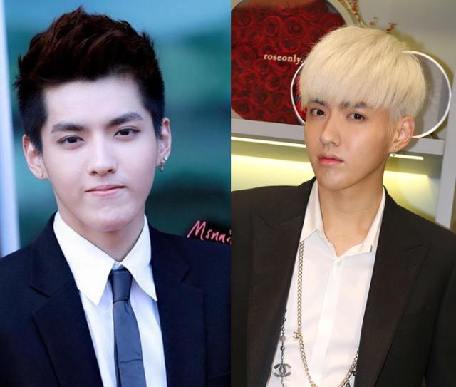 <em>吴亦凡</em>白发变洗剪吹 少年你黑发比较帅_时尚_