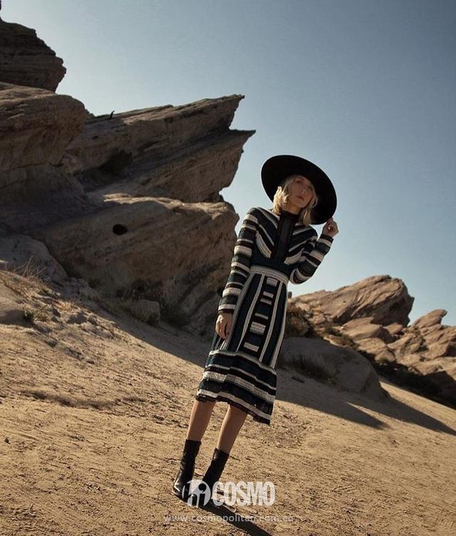 周迅穿针织裙简直不能更美!其实你也可以