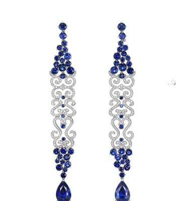 90秒知道：学章子怡等一线女星戴蓝宝石耳环