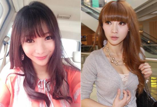  柳岩空气刘海 装嫩 撞脸Baby似少女_时尚_腾讯