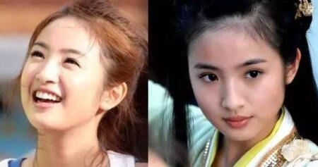 林依晨的五官属于元气少女类型,额头的小碎发会显得很童颜感,没有什么
