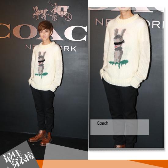 穿衣榜：鹿晗PK蔡依林 男女撞衫谁更萌？