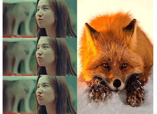 神仙姐姐变身“狐狸精”，萌系狐狸眼可爱又传神