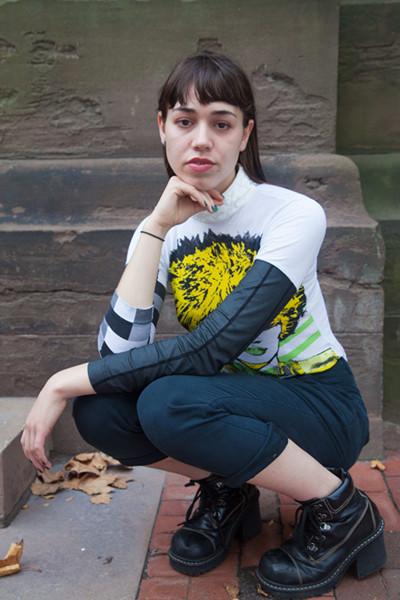 罗德岛设计学院街拍 荧光热假发癖纯色控