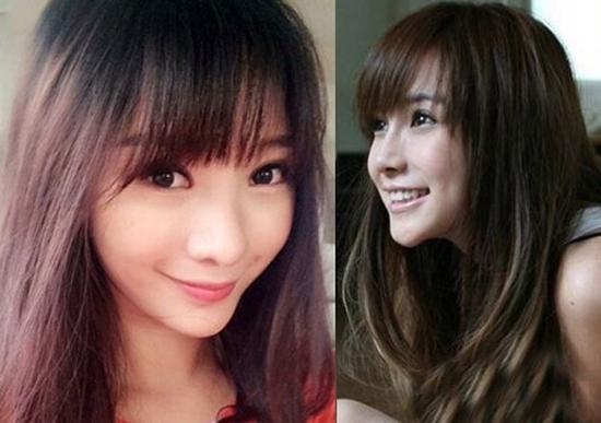  柳岩空气刘海 装嫩 撞脸Baby似少女_时尚_腾讯