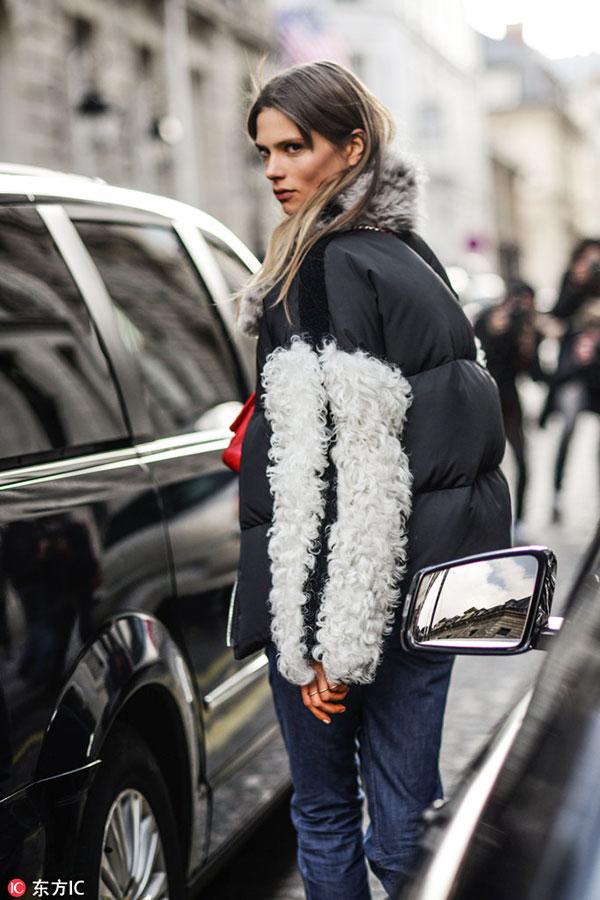 谁说冬天穿羽绒服不时髦?那是因为你没这样穿