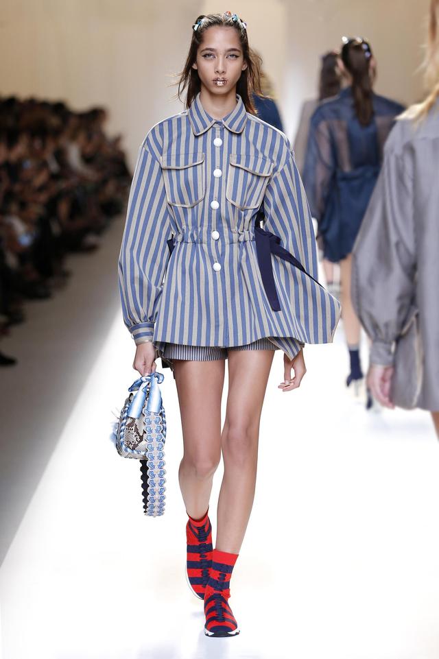 想瘦没那么容易?我条纹和叠穿大法第一个不同