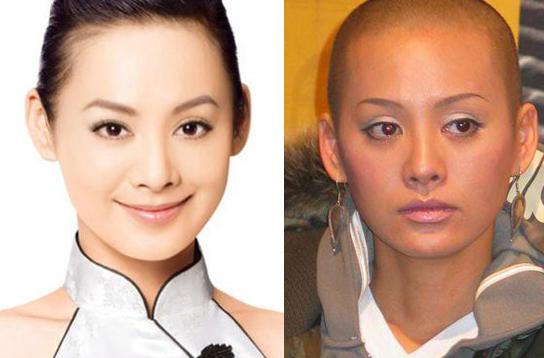 亚姐为mv剃头光头才是检验女神的标准