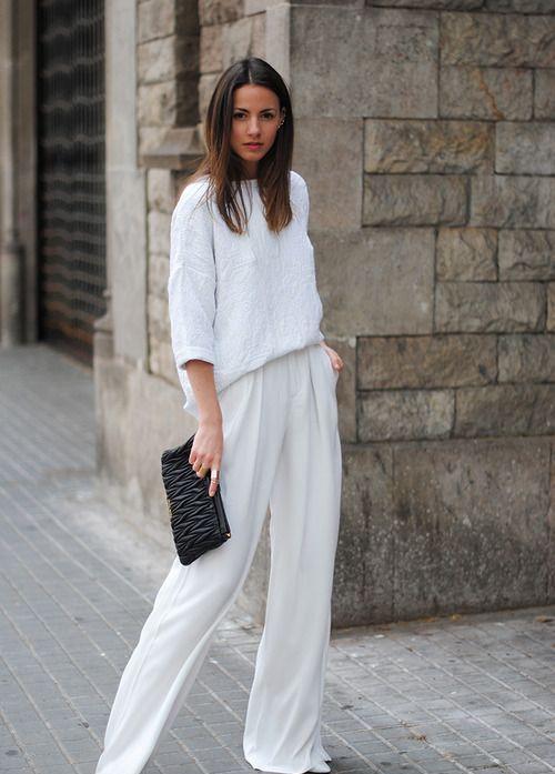 今天穿什么:夏天白色搭配的N种可能性 总有一