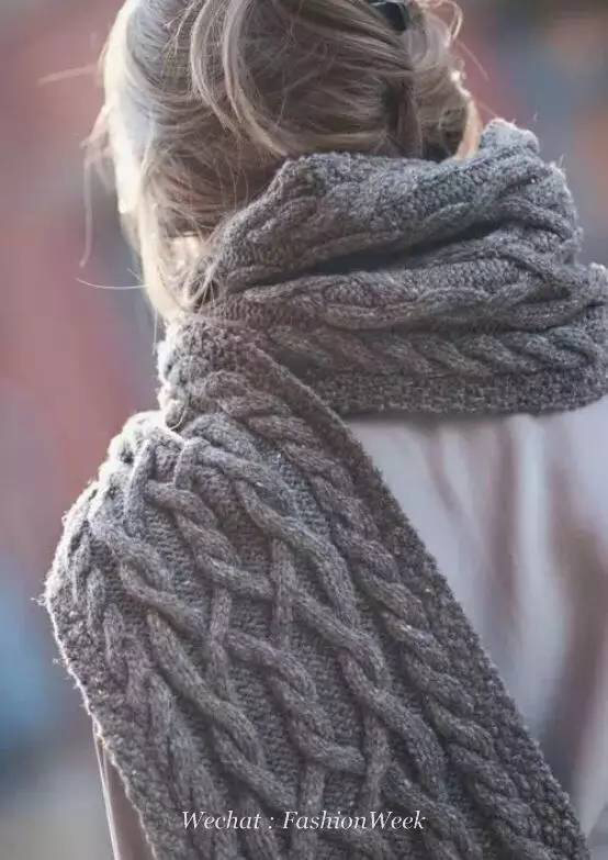 选好一条围巾,时髦一整冬