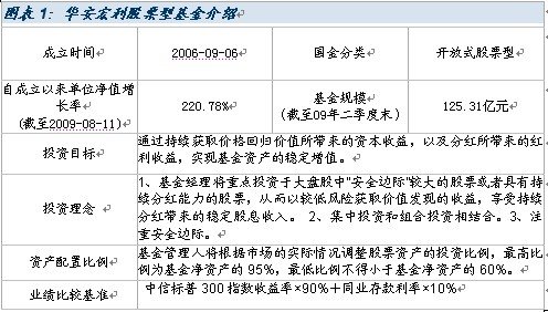 华安宏利股票型基金投资价值分析_投资基金