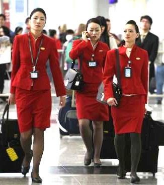 香港国泰航空空姐图片