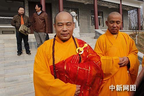 少林易筋经正宗传人赴湖北杏花村任杏林寺住持