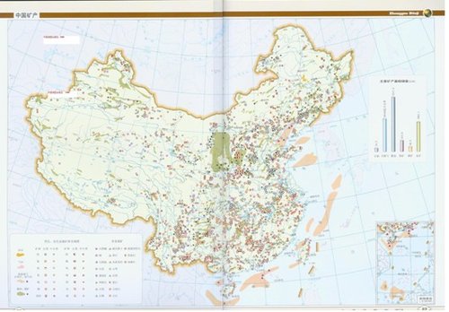 中国矿产分布图