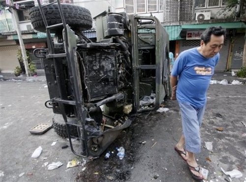 泰国冲突中惊现中国战车