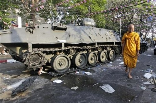 泰国冲突中惊现中国战车