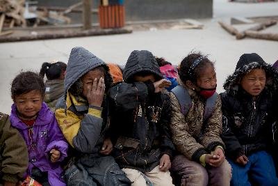 联合国儿童基金会将为青海震区儿童提供防寒服