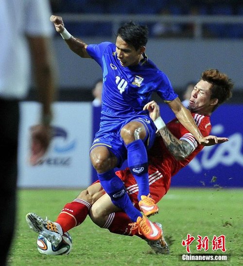 2014足球友谊赛 国足3-0胜泰国了结1-5恩怨