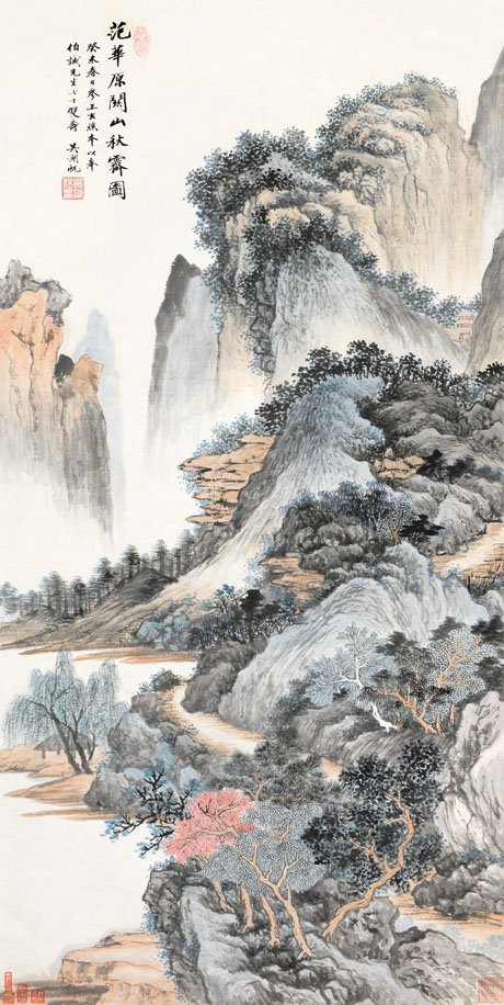 朵云轩2012秋拍:吴湖帆《关山秋霁图》