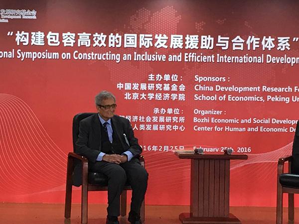 阿玛蒂亚·森：中等收入陷阱无法解释中国经济