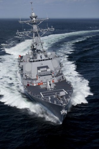美国开始建造新一艘"阿利·伯克"级驱逐舰(图)