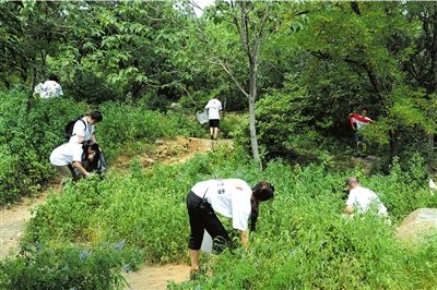 弯下腰还北京一片净土