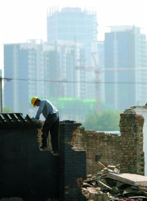 北京大望京村拆迁户称过年是烧钱 拒绝坐吃山