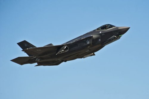 资料图:美国空军的f-35a战斗机.
