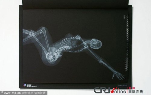 日本一厂商推出X光版<em>骨感美女</em>日历(组图)_财经