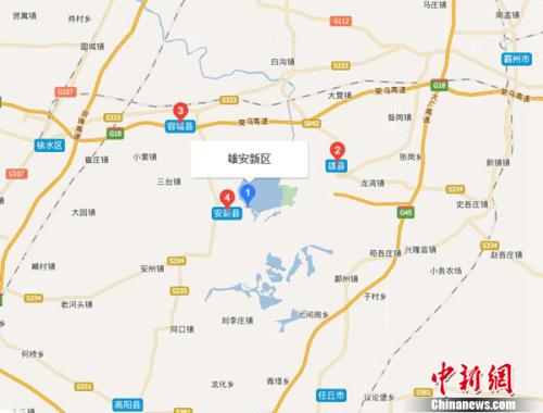 来自地图截图 任丘与安新县,雄县交界,根据河北日报报道,任丘市委书记图片