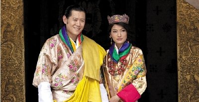 不丹国王迎娶平民女学生