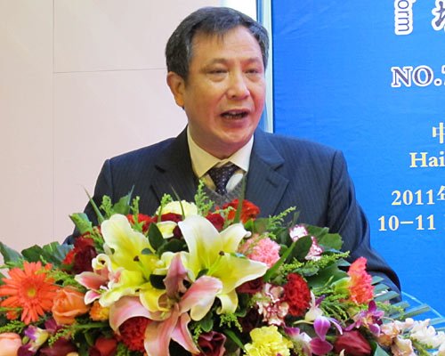 图文:中国海南改革发展研究院副院长殷仲义