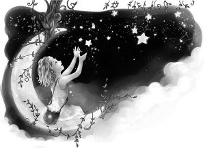 弯月亮下面是流星猜成语_看图猜成语(3)